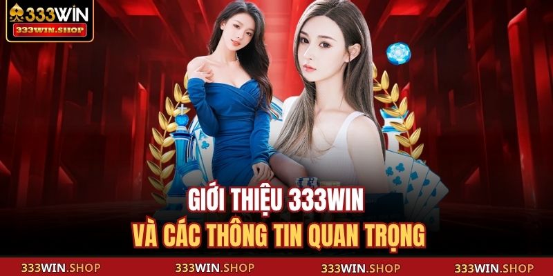 Giới thiệu 333WIN và các thông tin quan trọng