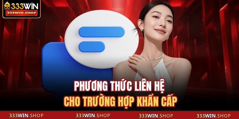 Cách Nhận Hỗ Trợ Từ Nhà Cái 333WIN Nhanh Chóng, An Toàn 2 Phương thức liên hệ cho trường hợp khẩn cấp