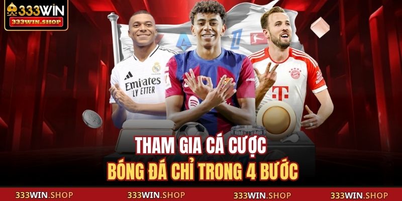 Cá Cược Bóng Đá – Bí Quyết Chinh Phục Kèo Cược Hiệu Quả 2025 4 Tham gia cá cược bóng đá chỉ trong 4 bước